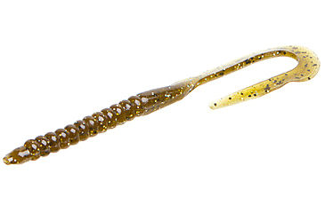 Image of Zoom U-Tale Mid-Size Worm, 20 Pack, 6 3/4in, Green Pumpkin Magic, 001284X