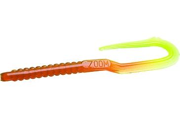 Image of Zoom U-Tale Worm, 20, 6 3/4in, Motor Oil Chartreuse, 1006