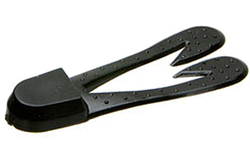 Image of Zoom U-V Chunk Jig Trailer, 5 Pack, 3in, Black, 084038X