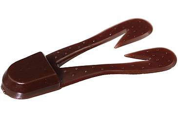 Image of Zoom U-V Chunk Jig Trailer, 5 Pack, 3in, Brown, 084117X