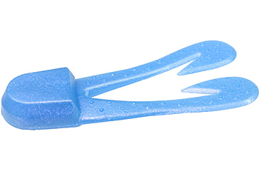 Image of Zoom U-V Chunk Jig Trailer, 5 Pack, 3in, Powder Blue, 084207X
