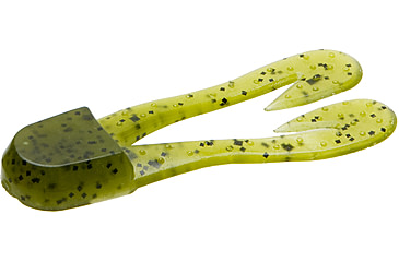 Image of Zoom U-V Chunk Jig Trailer, 5 Pack, 3in, Watermelon Seed, 084019X