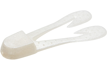 Image of Zoom U-V Chunk Jig Trailer, 5 Pack, 3in, White Pearl, 084045X