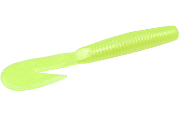 Image of Zoom U-V Grub, 10 Pack, 3.25in, Chartreuse Pearl, 058046X