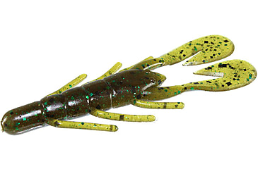 Image of Zoom U-V Speed Craw, 12 Pack, 3.5in, Amber Black, 080214X