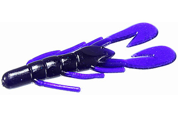 Image of Zoom U-V Speed Craw, 12 Pack, 3.5in, Black Grape, 080161X