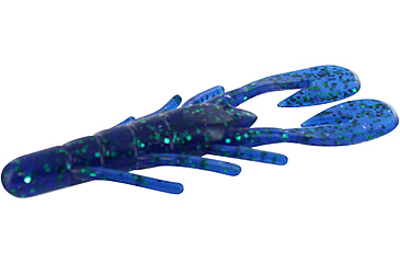 Image of Zoom U-V Speed Craw, 12 Pack, 3.5in, Emerald Blue, 080352X