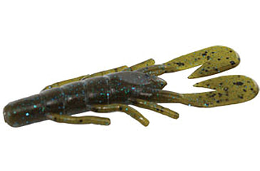 Image of Zoom U-V Speed Craw, 12 Pack, 3.5in, Green Pumpkin Blue, 080239X