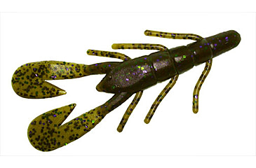 Image of Zoom U-V Speed Craw, 12 Pack, 3.5in, Green Pumpkin Candy, 080272X