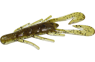 Image of Zoom U-V Speed Craw, 12 Pack, 3.5in, Green Pumpkin Flash, 080371X