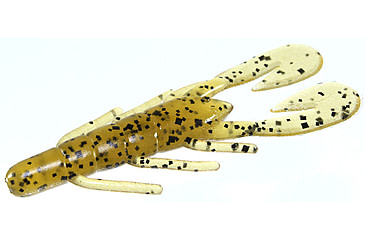 Image of Zoom U-V Speed Craw, 12 Pack, 3.5in, Green Pumpkin Green, 080184X