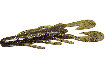 Image of Zoom U-V Speed Craw, 12 Pack, 3.5in, Green Pumpkin Prp Gold, 080249X