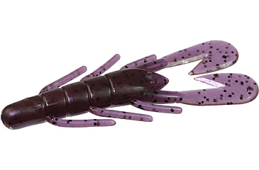 Image of Zoom U-V Speed Craw, 12 Pack, 3.5in, Purple Pumpkin, 080432X