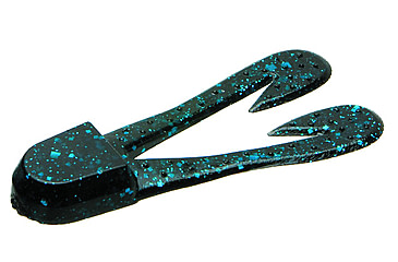 Image of Zoom Ultra-Vibe Chunk Trailer Soft Bait, 5, 3in, Black-Blue, 084072-SP