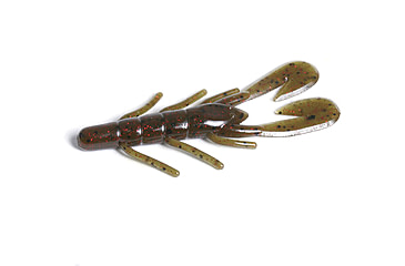 Image of Zoom Ultra-Vibe Speed Craw Creature Bait, 12, 0.5in, Green Pumpkin-Red, 080202-SP