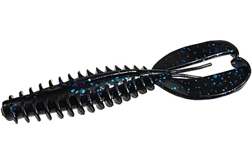 Image of Zoom Z-Craw, 6 Pack, 4.5in, Black/Blue, 127072