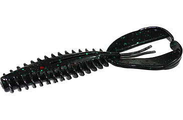 Image of Zoom Z-Craw, 6 Pack, 4.5in, Black Emerald, 127136X
