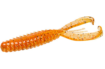 Image of Zoom Z-Craw, 6 Pack, 4.5in, Bourbon Blaze, 127416X