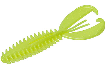 Image of Zoom Z-Craw, 6 Pack, 4.5in, Chartreuse Pearl, 127046