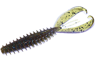 Image of Zoom Z-Craw, 6 Pack, 4.5in, Green Pumpkin Blue Flash, 127294X