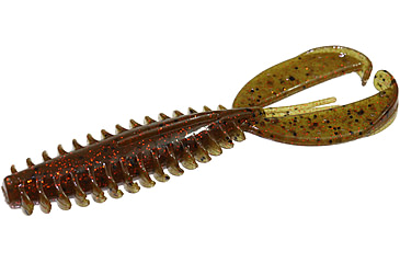 Image of Zoom Z-Craw, 6 Pack, 4.5in, Green Pumpkin Orange Glit, 127306X