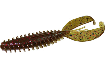 Image of Zoom Z-Craw, 6 Pack, 4.5in, Green Pumpkin Red, 127202X
