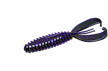 Image of Zoom Z-Craw Artificial Bait Creature Bait, 6, 5in, Black, 127369