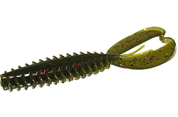 Image of Zoom Z-Craw Jr, 8 Pack, 3.5in, Avocado, 130147X