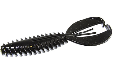 Image of Zoom Z-Craw Jr, 8 Pack, 3.5in, Black, 130038X