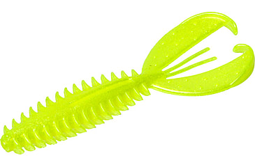 Image of Zoom Z-Craw Jr, 8 Pack, 3.5in, Chartreuse Pearl, 130046