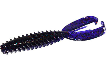 Image of Zoom Z-Craw Jr, 8 Pack, 3.5in, Junebug Red, 130177X