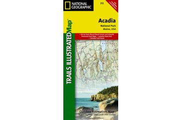 Image of Acadia National Park Trail Map