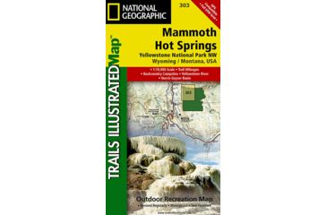 Image of Yellowstone National Park Northwest - Mammoth Hot Springs Trail Map