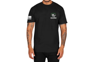 Image of Rhino USA Shield Shirt C4745257, L, Black, RNO-STICKER-L