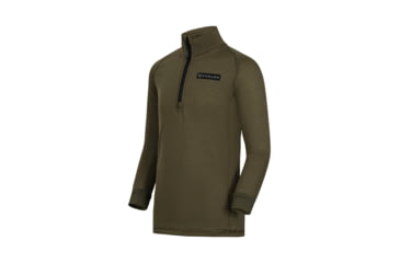 Image of Forloh Raider Polartec Power Grid Half Zip - Youth, 10 US, Green, Medium, 31831-FGFGB-M