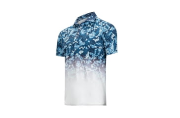 Image of Forloh SolAir UPF Polo Shirt B955F76E, Sea Clear Fade, 3XL, 11930-SCO-3XL