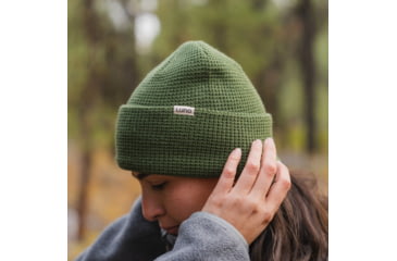 Image of Luno Waffle Knit Camp Beanie 91E21298, LAP-BNE-001-R1