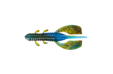 Image of Big Bite Baits YoDaddy Soft Baits, 8 per Pack, Green Pumpkin Blue Swirl, 3.5 inch, YOD3