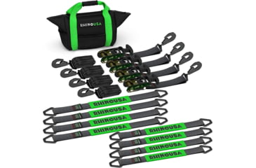 Image of Rhino USA 2 x 8 Vehicle Tie-Down Kit Snap-Hooks 50E2D6B0, TD-VS2INKIT-SNAP