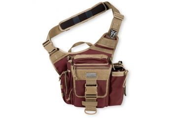 Image of Maxpedition S-Type Jumbo Versipack - Maroon-Khaki