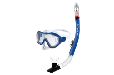 Image of Body Glove Predator Purge Mask/Snorkel Set - Blue/Black 52575160, L, Blue/Black, 17810PCMB-BLUBLK-L