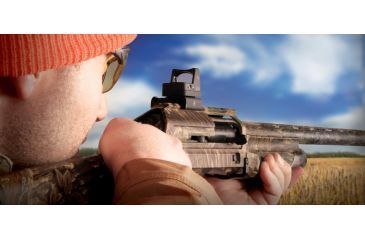 Image of Rifle Red Dot Sight on a Shotgun