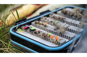 Image of Artificial Flies Organized In Box