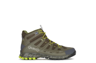 Image of Aku Selvatica Mid GTX Hiking Shoes - Men's, Mud/Lime, 11.5 US, 67265311.5