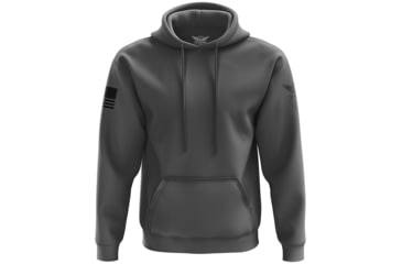 Image of Wethepeopleholsters.Com Basic - Charcoal + Black Hoodie, basic-charcoal-black-hoodie