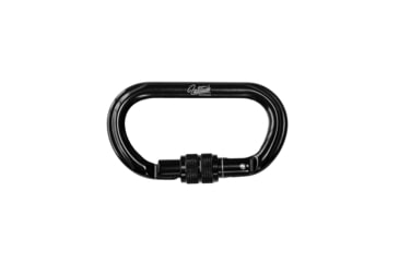 Image of Latitude Outdoors Latitude Oval Carabiner, Black/White, One Size, RCD-OC