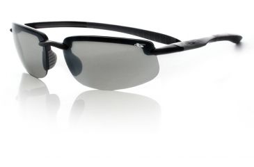 Image of Bolle Upshot Shiny Black Frame TNS Gun Lens Sunglasses