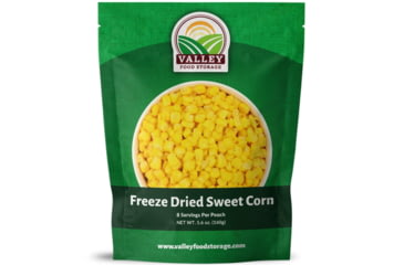 Image of Valley Food Storage Freeze Dried Sweet Corn, 10 Pack + Bucket, V108-10