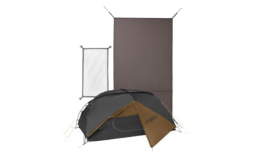 Image of Kuiu Mountain Star 2 Person Tent Set, Gunmetal Camel, Adult, 7536216801438