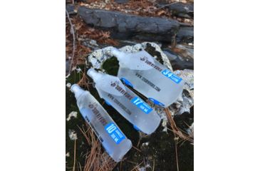 Image of 12 Survivors Collapsible Water 1L Bottle, Clear, TS76006